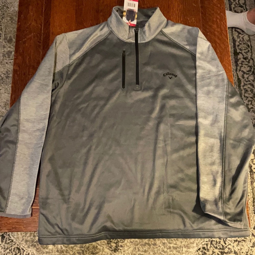 Brand new Callaway golf pull over half zip. See tag for information